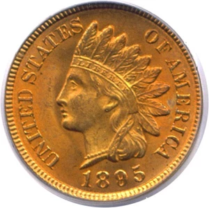 image for: 1895 1c PCGS MS65 RD