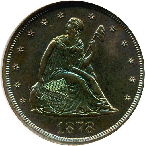 image for: 1878 20c  NGC Proof 64 