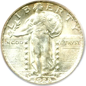 image for: 1928-D 25c PCGS MS65
