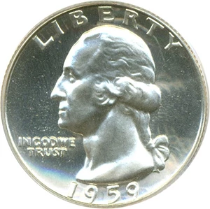 image for: 1959 25c PCGS Proof 67 Cameo