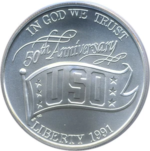image for: 1991-D $1 USO PCGS MS69