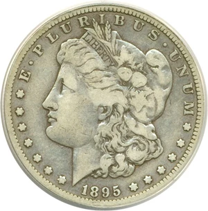 image for: Top 100 VAM: 1895-S $1 VAM 4 S/Horizontal S ANACS F12