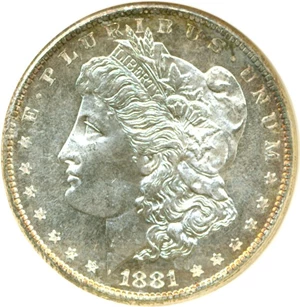 image for: 1881-S $1 NGC MS65 PL