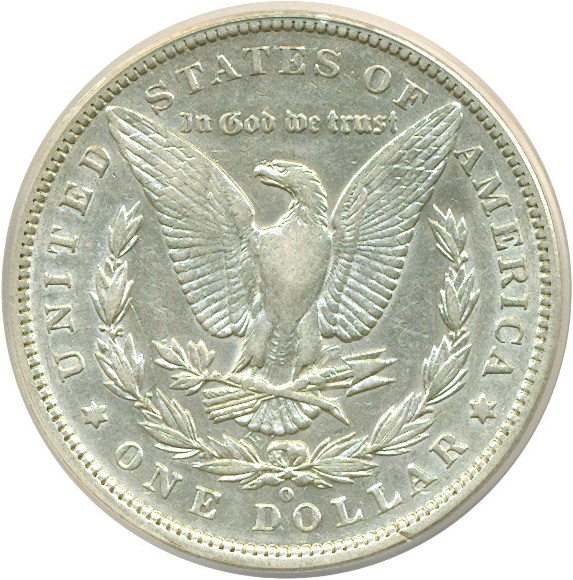 image for: Top 100 VAM: 1891-O $1 VAM 1A  E Rev ANACS XF45 