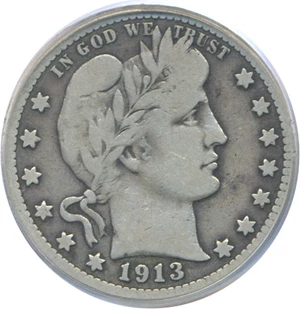 image for: 1913-S 25c PCGS VG10