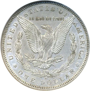 image for: Top 100 VAM: 1892-O $1 VAM 7 Doubled Ear NGC AU50