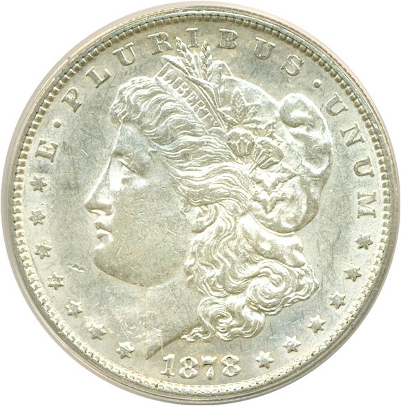 image for: Hot 50 VAM: 1878-S $1 VAM 22  DDO ANACS AU55 