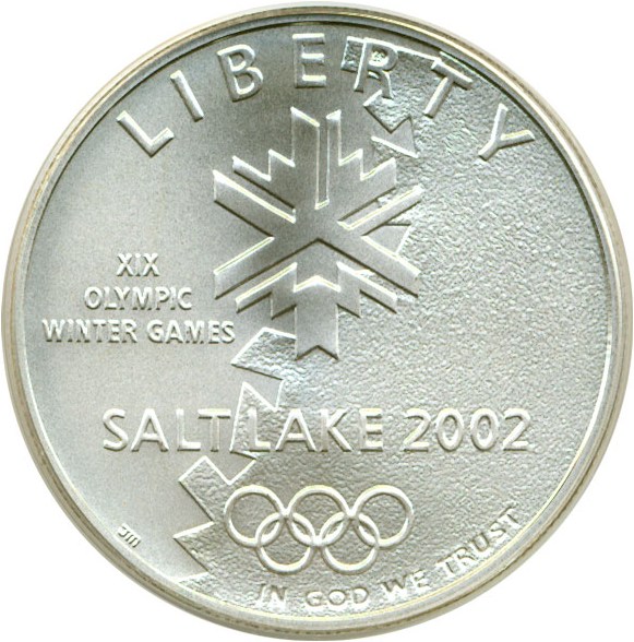 image for: 2002-P $1 SLC Olympics PCGS MS69