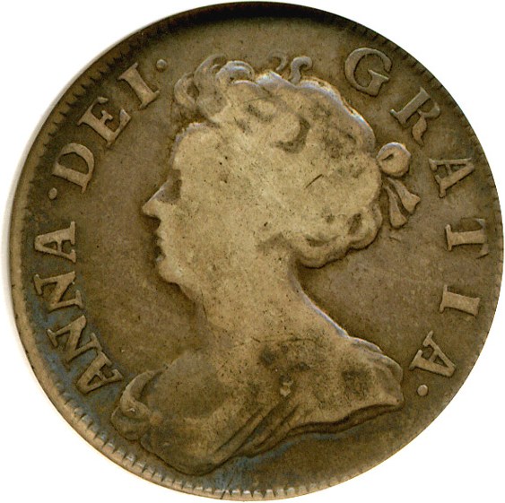 image for: Great Britain: 1705 Shil  ANACS VG-8  (S-3588)