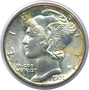 image for: 1929-S 10c PCGS MS65 FB