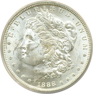image for: 1888-O $1 VAM 1B1 Harrison Stage 2 ANACS MS63