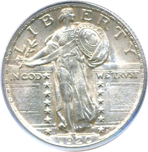 image for: 1920 25c PCGS MS64 FH