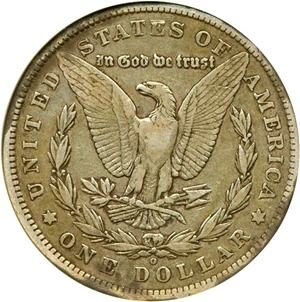 image for: Top 100 VAM: 1880-O $1 VAM 1A Hangnail EF Details ANACS Net VF20 (Scratched)