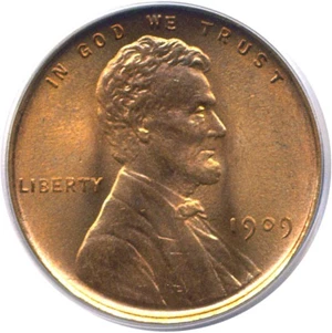 image for: 1909 VDB 1c PCGS MS67 RD