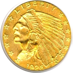 image for: 1926 $2 1/2 PCGS MS60