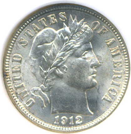 image for: 1912 10c  NGC MS65 