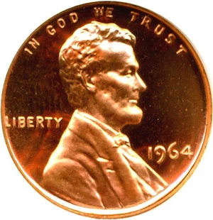 image for: 1964 1c NGC Proof 68 RD DCameo