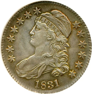 image for: 1831 50c DGS AU53
