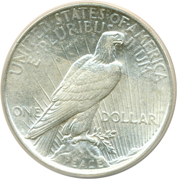 image for: Top 50 VAM: 1922-D $1 VAM 3  DDR ANACS AU53 