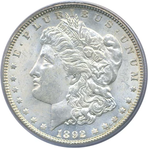 image for: 1892 $1 PCGS MS63