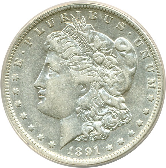 image for: Top 100 VAM: 1891-O $1 VAM 1A  E Rev ANACS XF45 