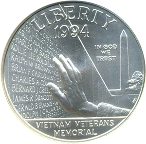 image for: 1994-W $1 Vietnam ANACS MS69