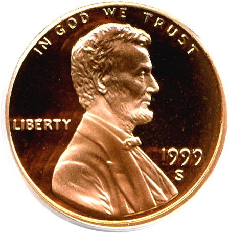 image for: 1999-S 1c  PCGS Proof 69 RD DCameo