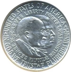 image for: 1954 50c Wash-Carver NGC MS64