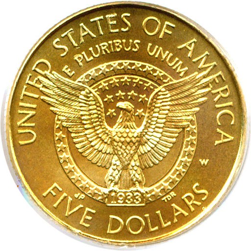 image for: 1997-W $5 Franklin D. Roosevelt PCGS MS69 