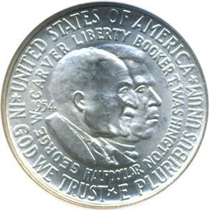 image for: 1954 50c Wash-Carver NGC MS65