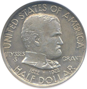 image for: 1922 50c Grant NGC AU58