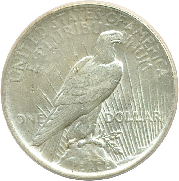 image for: Top 50 VAM: 1922 $1 VAM 6  DDR ANACS AU50 Details (Cleaned)