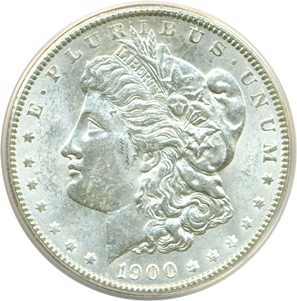 image for: Top 100 VAM: 1900 $1 VAM 24  DDR ANACS MS61 