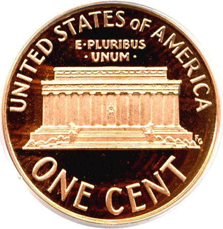 image for: 1995-S 1c  PCGS Proof 69 RD DCameo