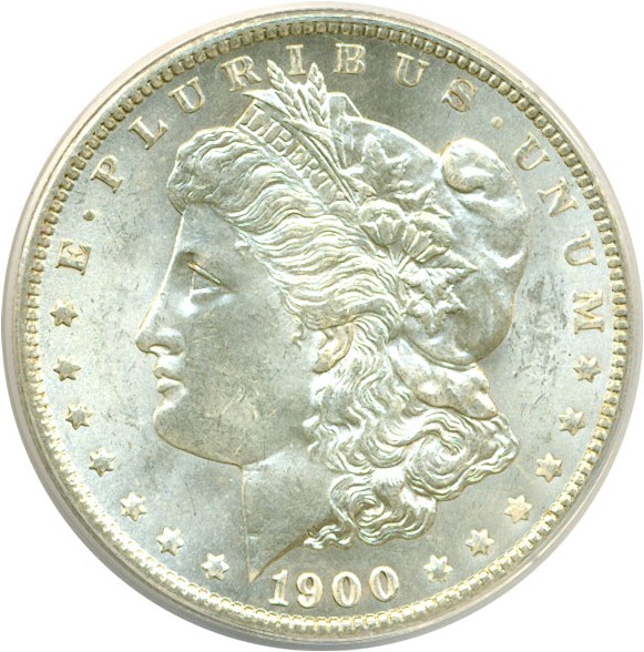 image for: Top 100 VAM: 1900-O $1 VAM 15  Doubled Stars ANACS MS63 