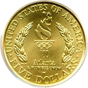 image for: 1996-W $5 Cauldron PCGS MS69