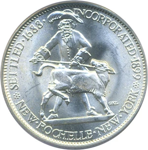 image for: 1938 50c New Rochel PCGS MS66