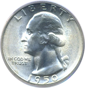 image for: 1950-S 25c PCGS MS65 ex: Omaha Bank Hoard