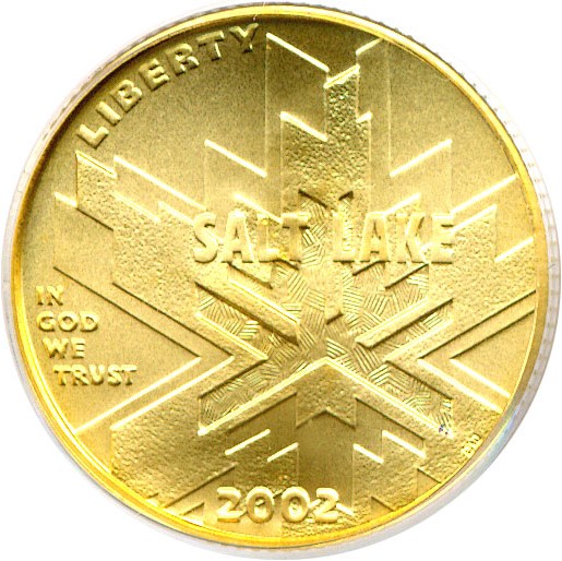 image for: 2002-W $5 Salt Lake City Olympics PCGS MS69 