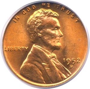 image for: 1952-D 1c PCGS MS66 RD