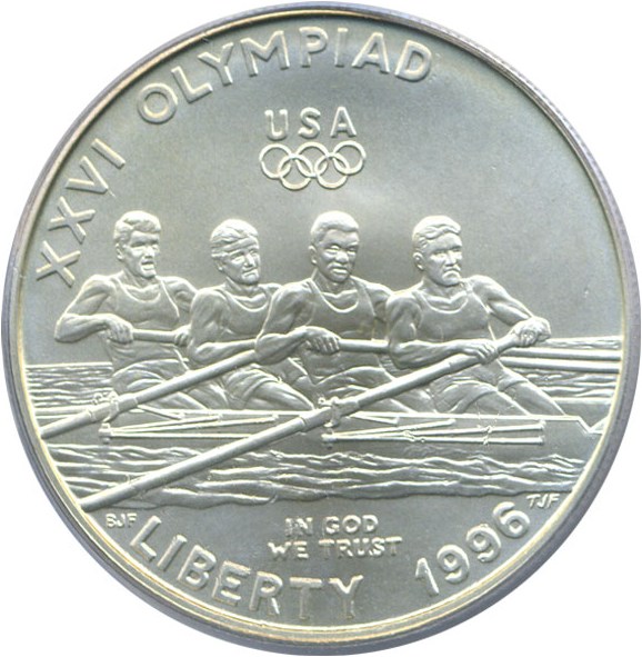 image for: 1996-D $1 Rowing PCGS MS69