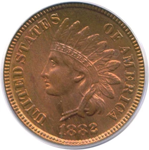 image for: 1882 1c PCGS MS63 RB