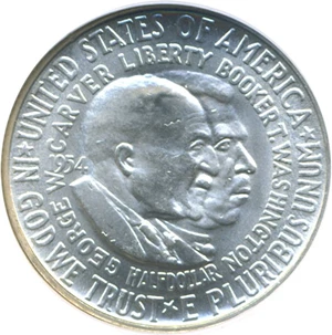 image for: 1954 50c Wash-Carver NGC MS64