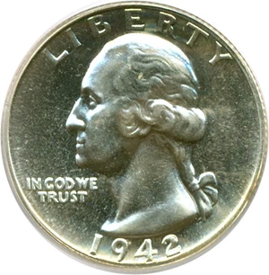 image for: 1942 25c PCGS Proof 66
