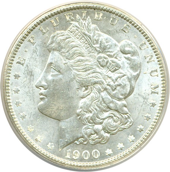 image for: Top 100 VAM: 1900 $1 VAM 24  DDR ANACS MS62 