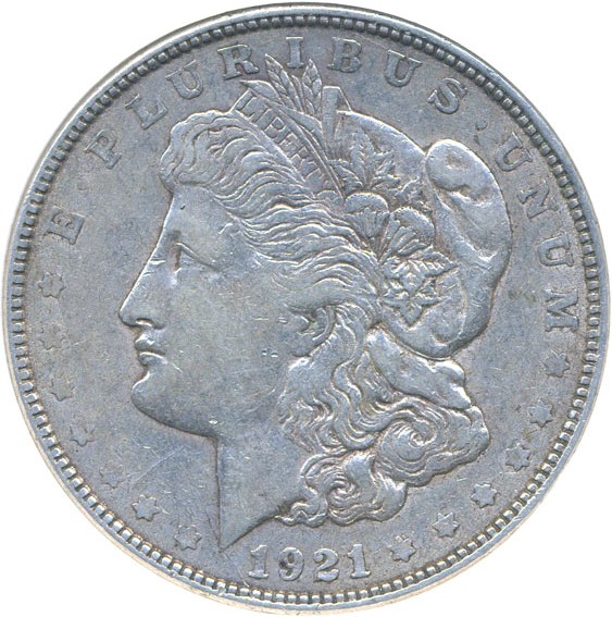 image for: Hot 50 VAM: 1921-D $1 Morgan  VAM 1B  Capped R NGC XF40