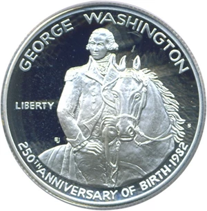 image for: 1982-S 50c Washington PCGS Proof 65 DCameo
