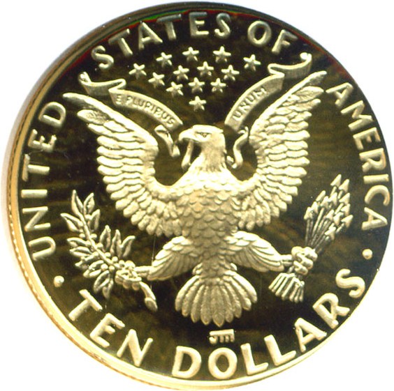 image for: 1984-D $10 Olympic NGC Proof 69 UCameo