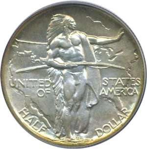 image for: 1938 50c Oregon PCGS MS66