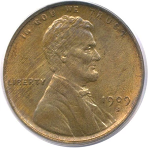 image for: 1909-S/S 1c S/Horizontal S PCGS/CAC MS64 RB